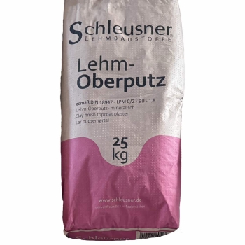 Schleusner tynk gliniany powierzchniowy, naturalnie wilgotny (BigBag)